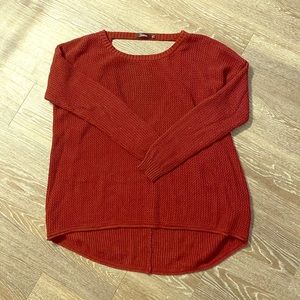 Open back sweater